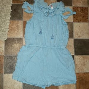 Justice baby blue romper